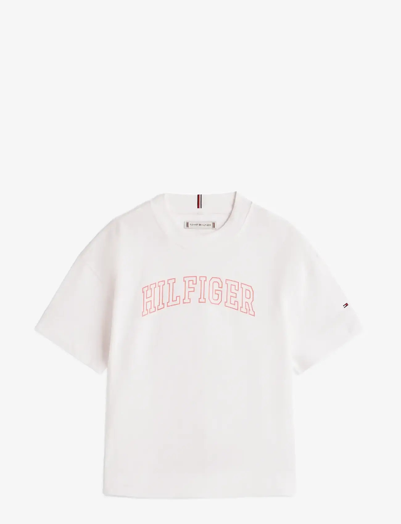Tommy Hilfiger - VARSITY TEE SS - kortærmede t-shirts - white - 1