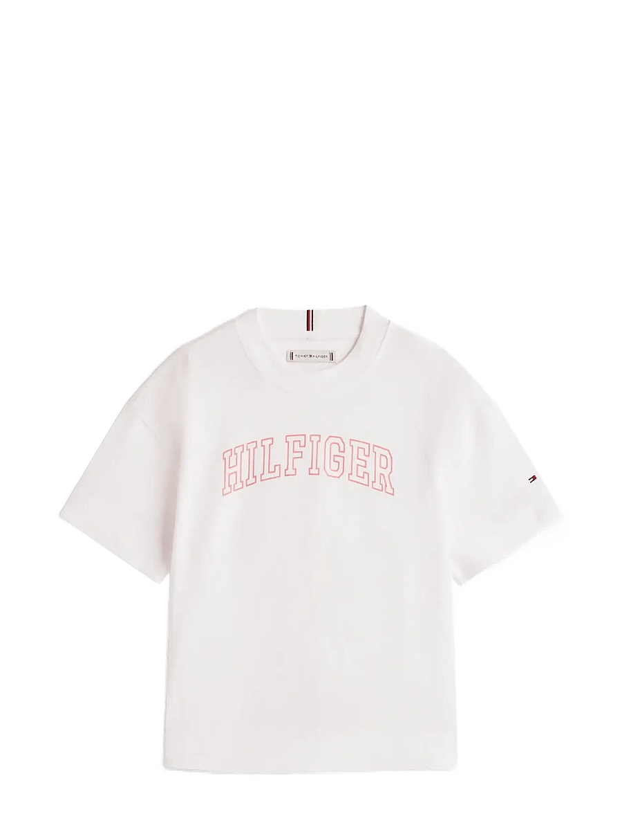 Tommy Hilfiger - VARSITY TEE SS - kurzärmelige - white - 1