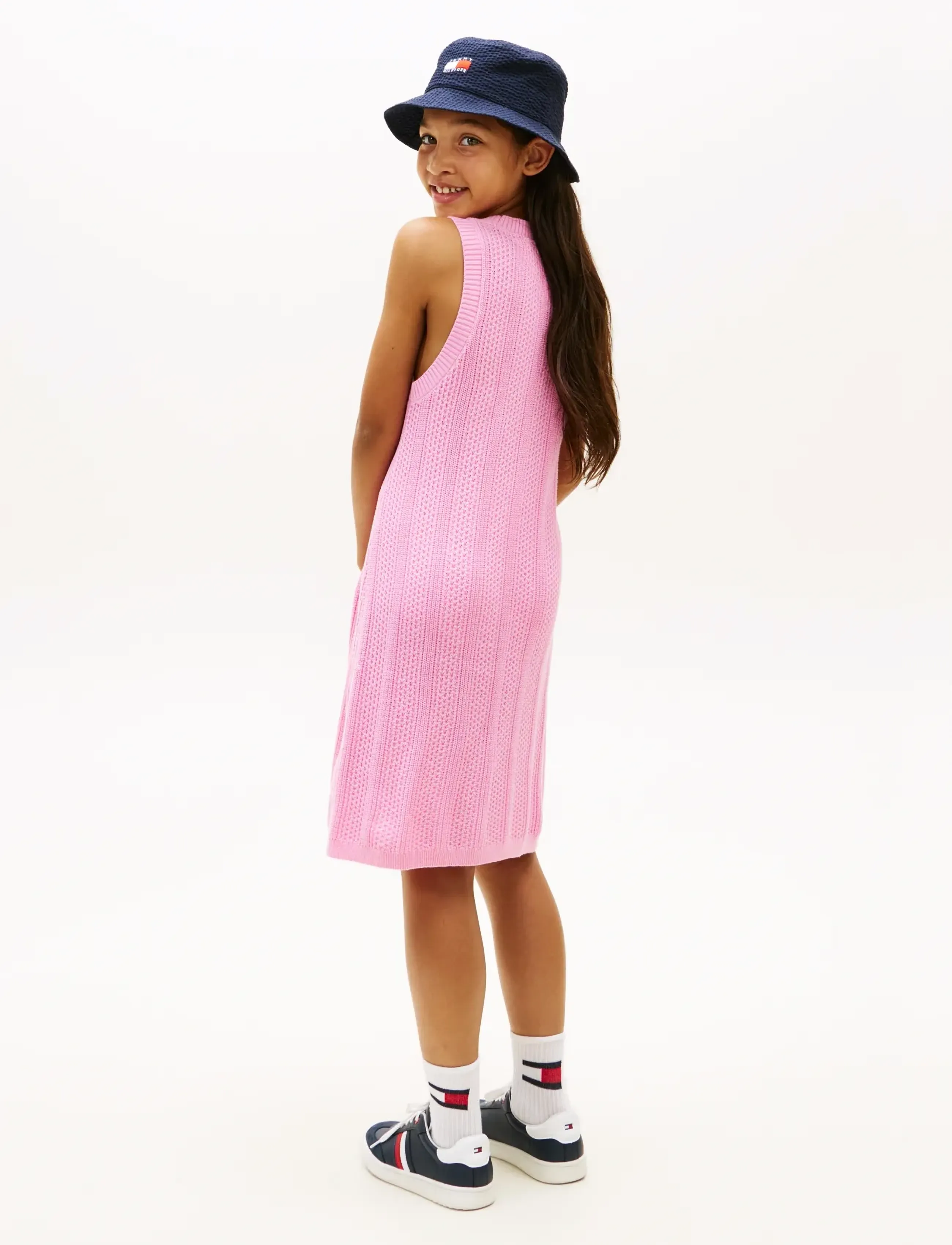Tommy Hilfiger - CROCHET STITCH DRESS - Ærmeløse hverdagskjoler - rose petal - 2