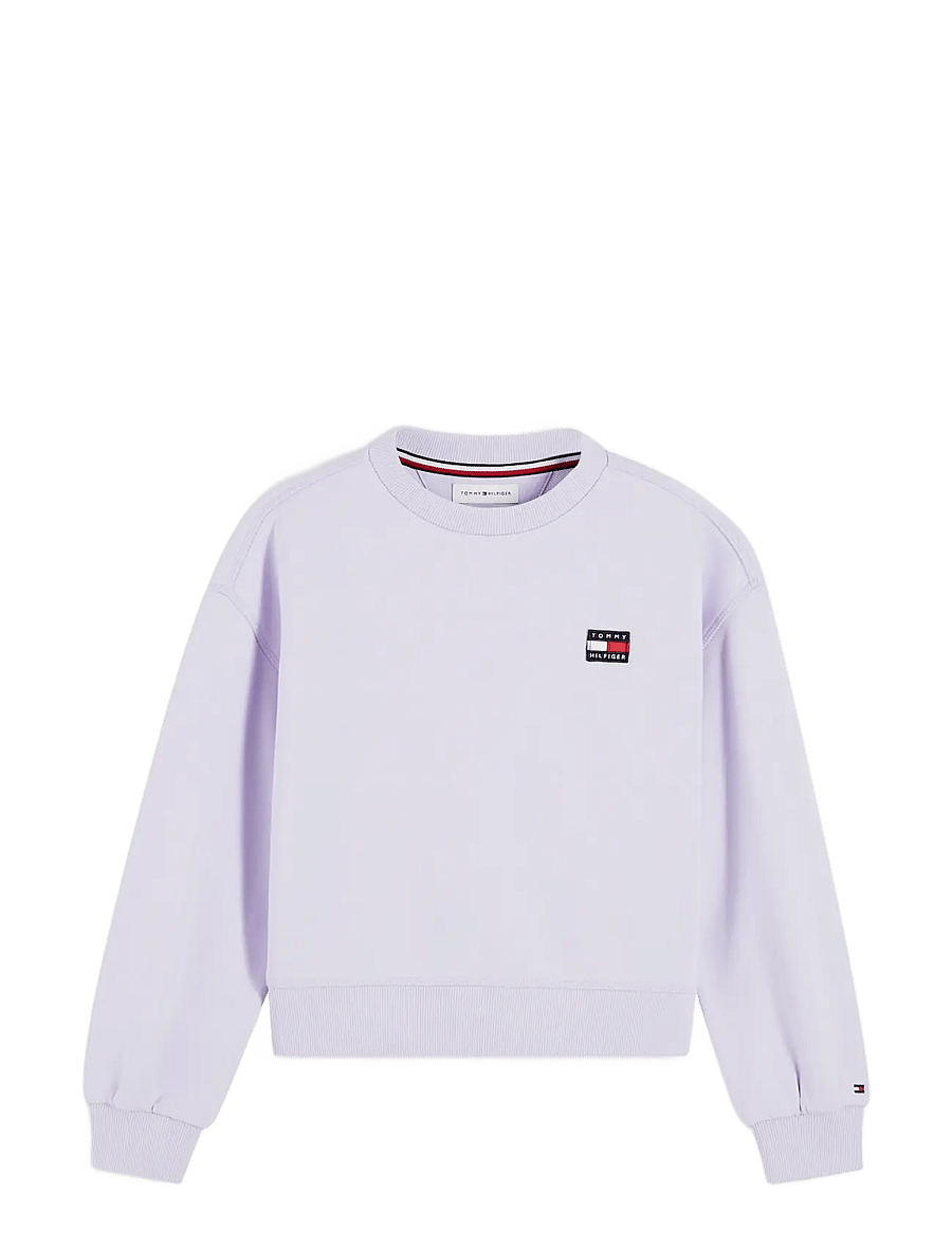 Tommy Hilfiger - HERITAGE FLAG SWEATSHIRT - sweatshirts - lavender ice - 1