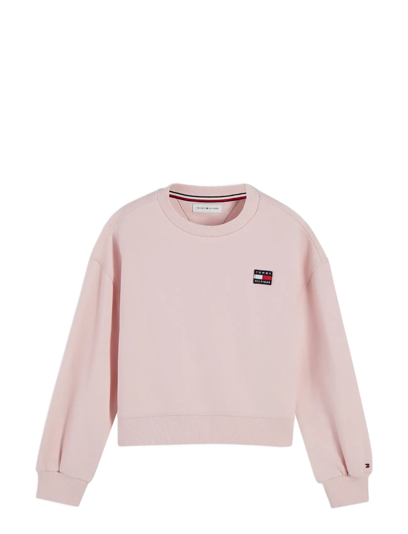 Tommy Hilfiger HERITAGE FLAG SWEATSHIRT - Tagasi kooli - WHIMSY PINK / pink/rose