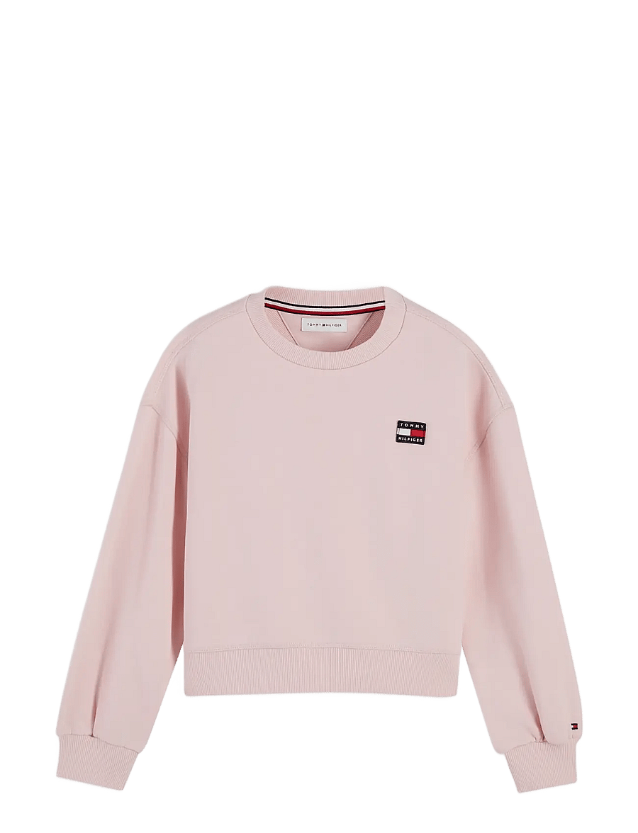 Tommy Hilfiger - HERITAGE FLAG SWEATSHIRT - dressipluusid - whimsy pink - 1