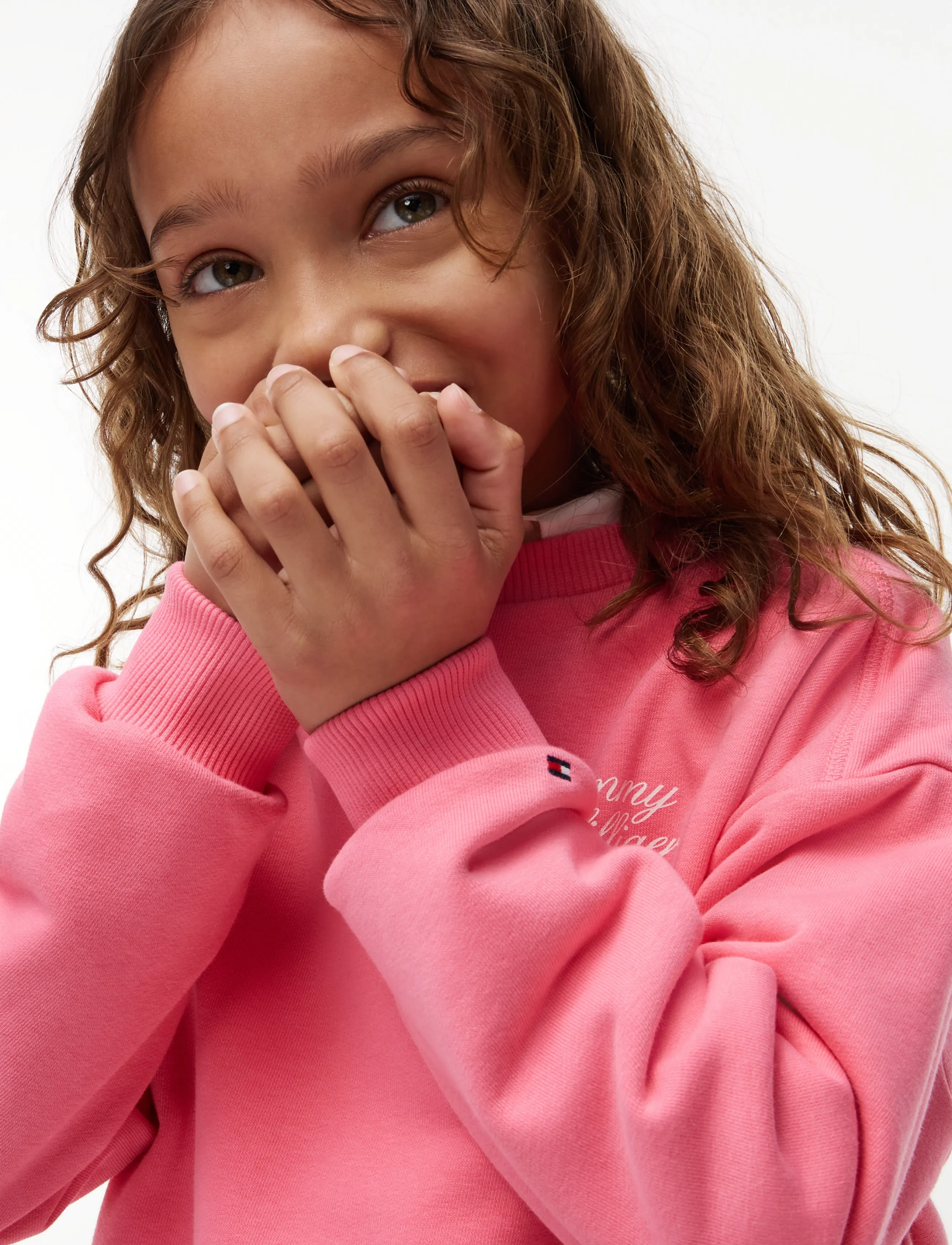 Tommy Hilfiger - TOMMY SCRIPT PRINTED SWEATSHIRT - sweatshirts - exotic pink - 3