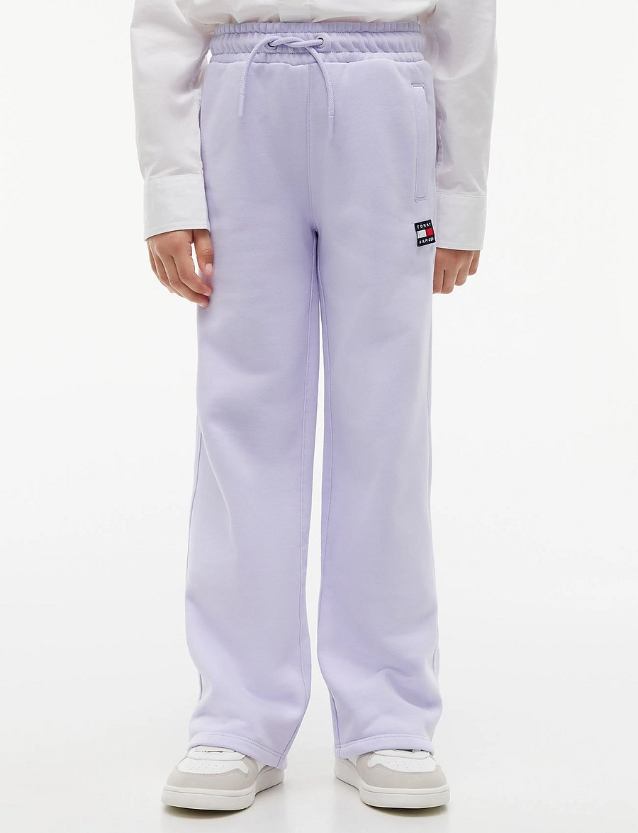 Tommy Hilfiger - HERITAGE FLAG SWEATPANTS - dressipüksid - lavender ice - 0