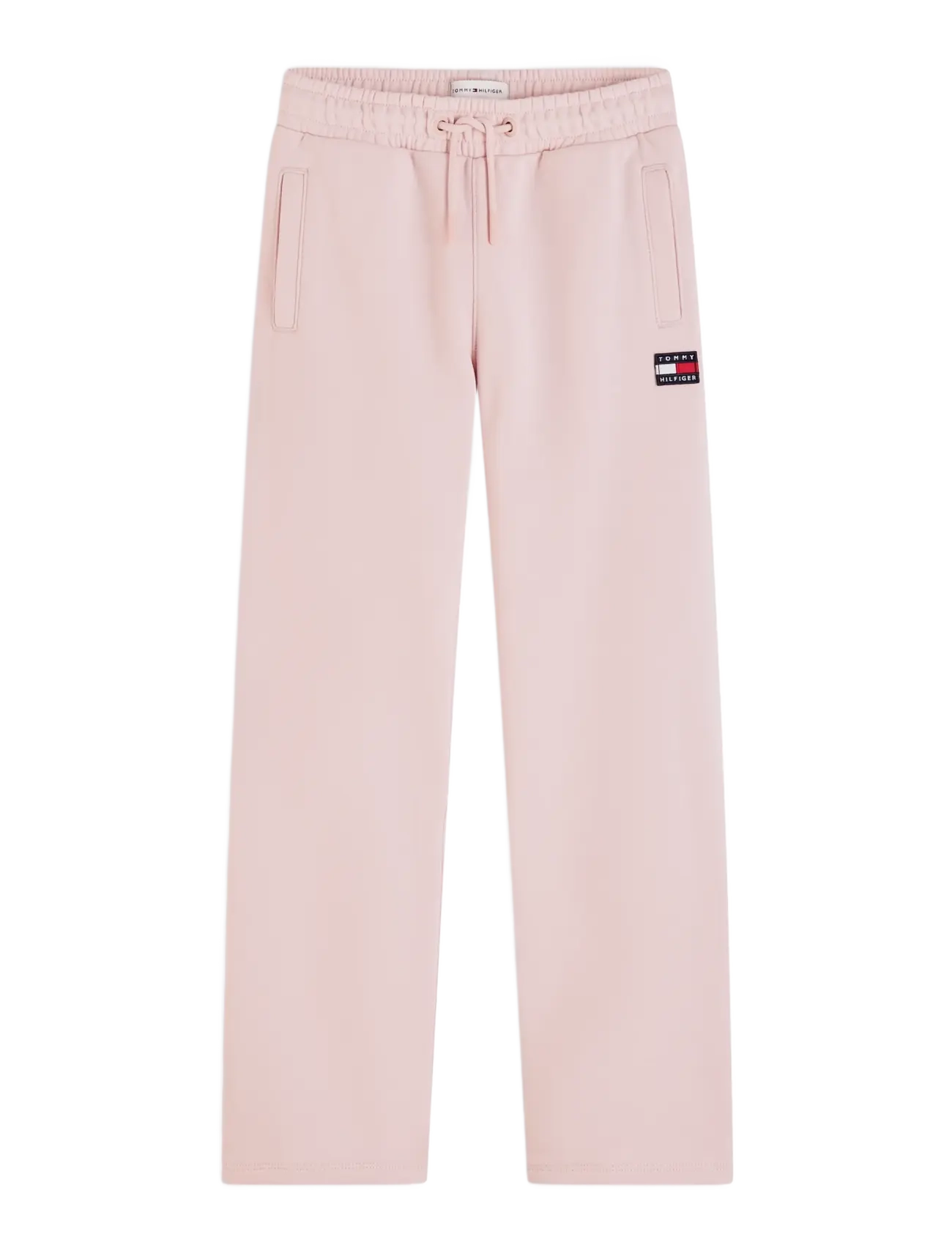 Tommy Hilfiger HERITAGE FLAG SWEATPANTS - Tagasi kooli - WHIMSY PINK / pink/rose