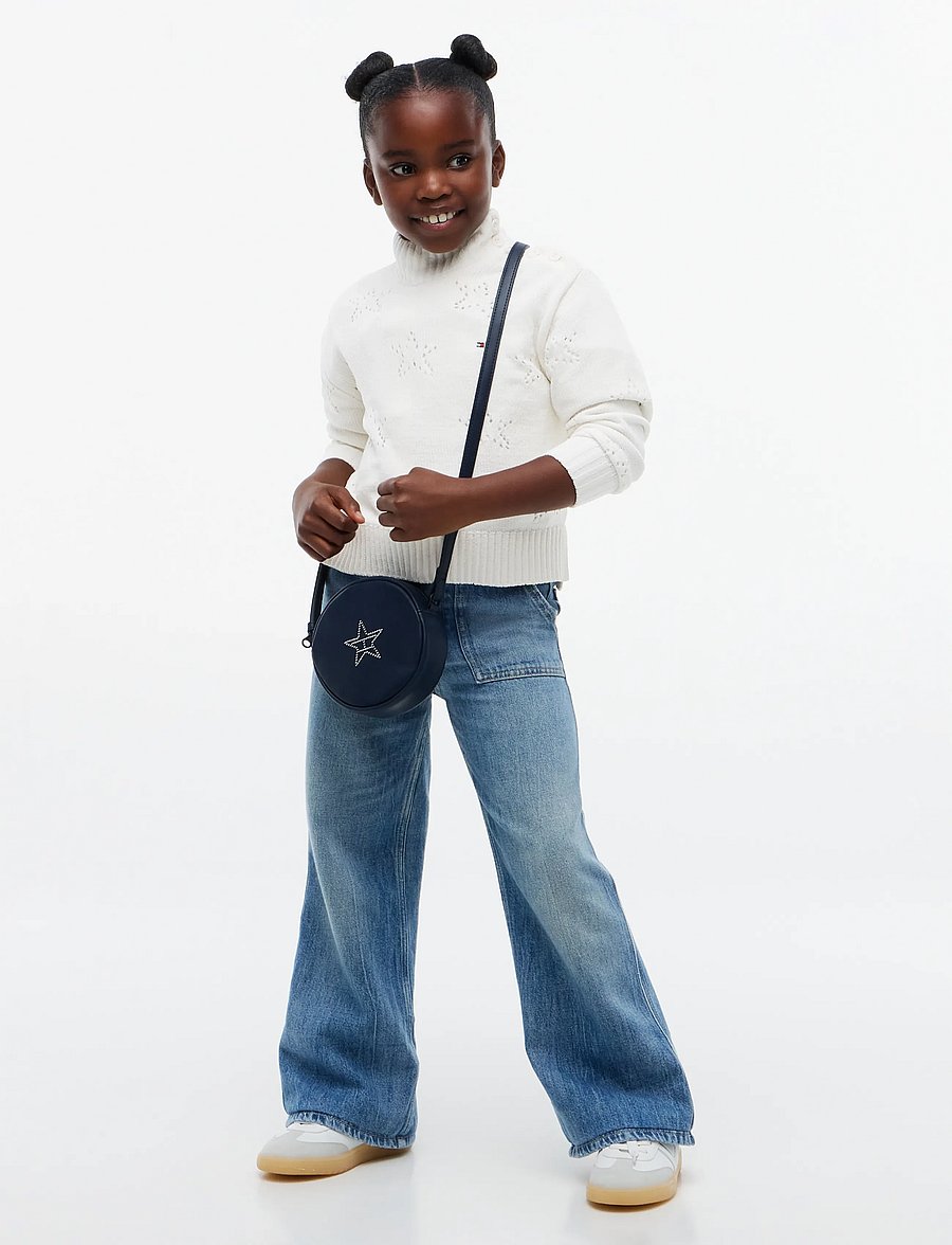 Tommy Hilfiger - CHENILLE HIGH-NK SWEATER - stickade tröjor - ivory petal - 4