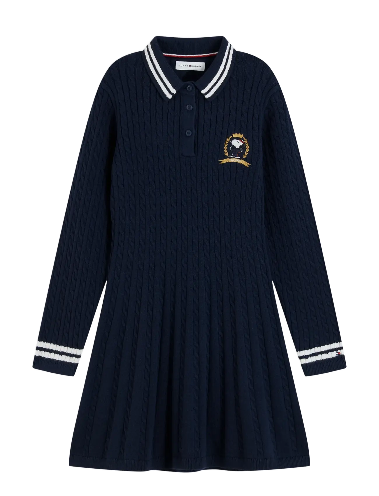 Tommy Hilfiger PEANUTS CALBE DRESS LS - Teens 140-176 - DARK BLUE / navy