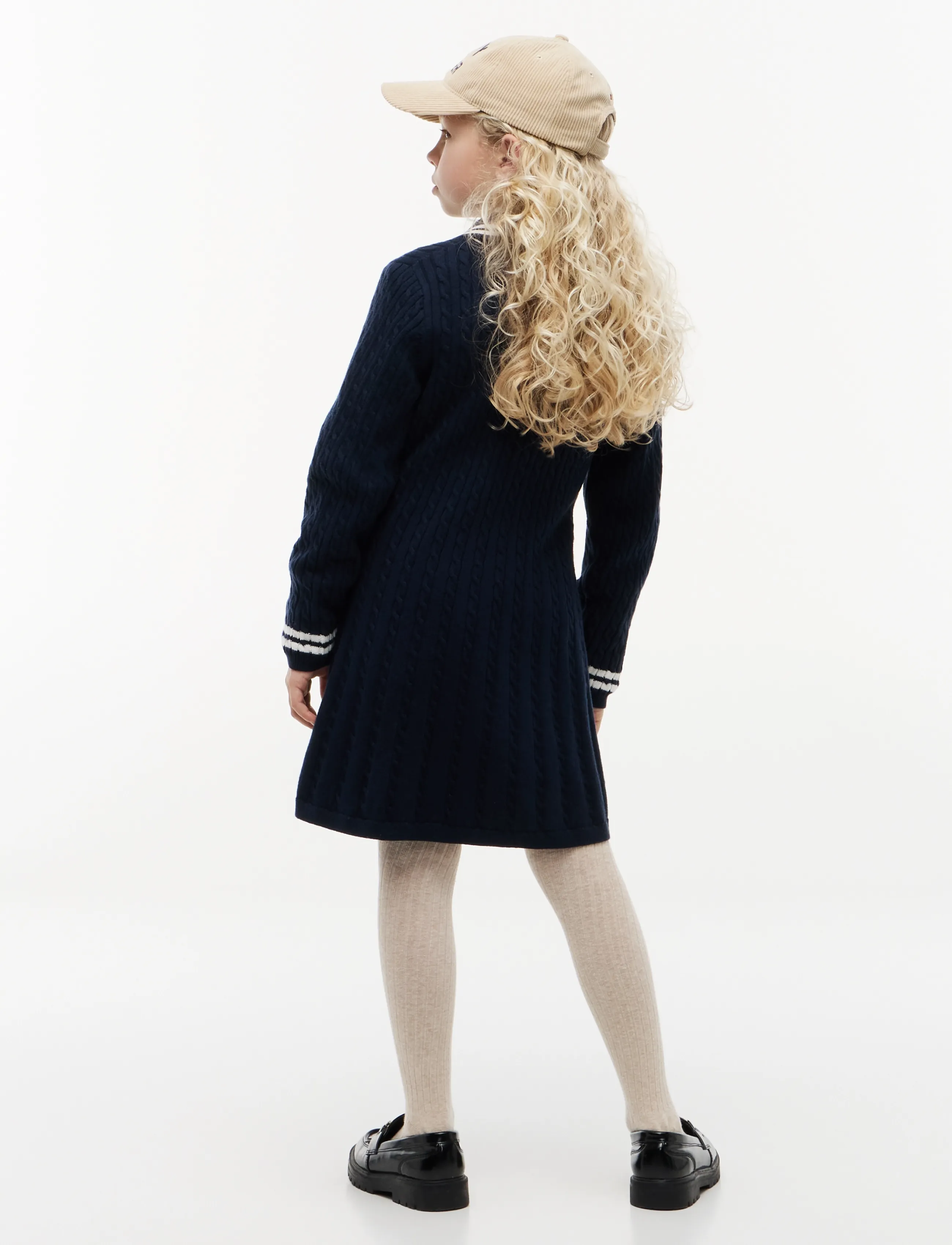 Tommy Hilfiger - PEANUTS CALBE DRESS LS - langärmelige freizeitkleider - dark blue - 4