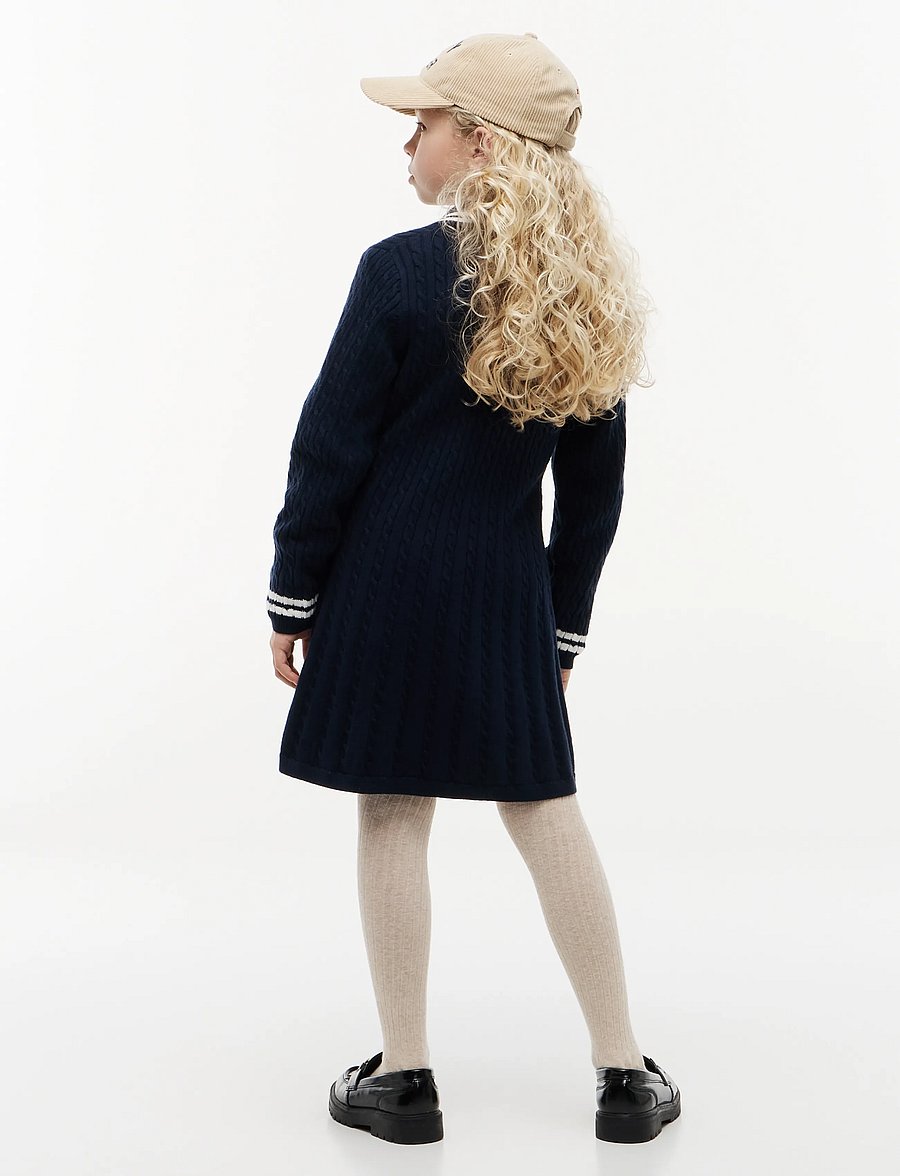 Tommy Hilfiger - PEANUTS CALBE DRESS LS - langärmelige freizeitkleider - dark blue - 4