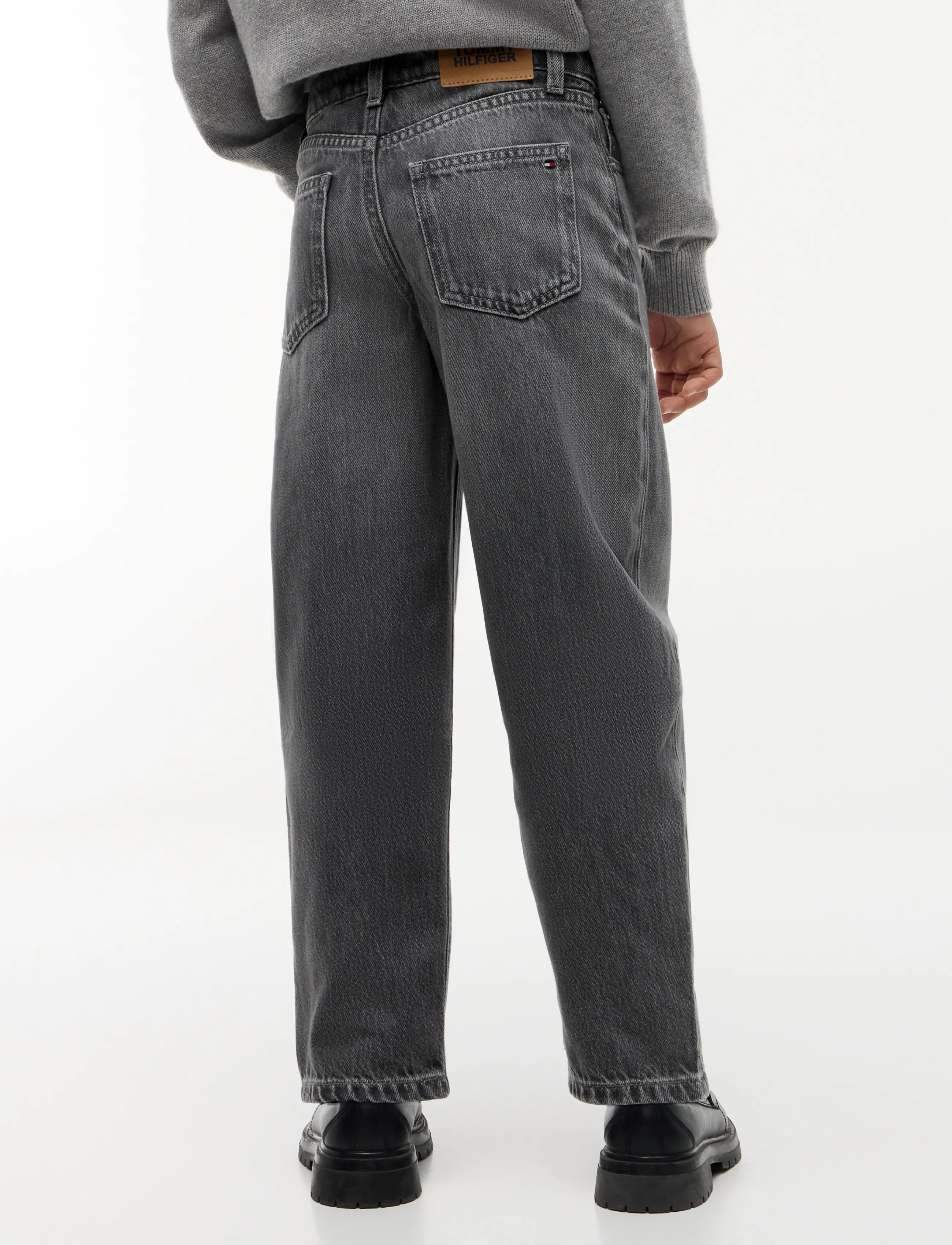 Tommy Hilfiger - BARREL GREY JEANS - vaba lõikega teksad - greyused - 2