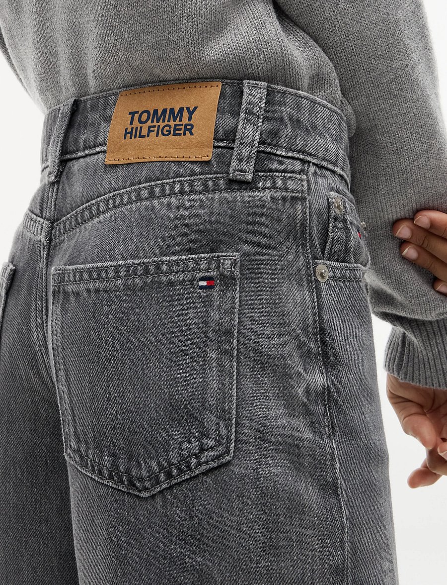 Tommy Hilfiger - BARREL GREY JEANS - vaba lõikega teksad - greyused - 4