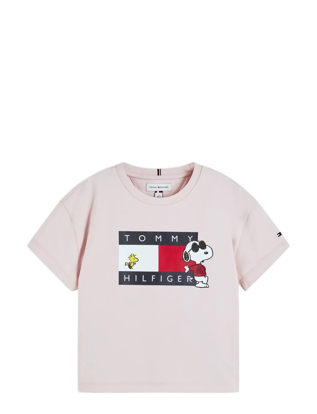 Tommy Hilfiger PEANUTS FLAG TEE SS - Överdelar - WHIMSY PINK / pink/rose