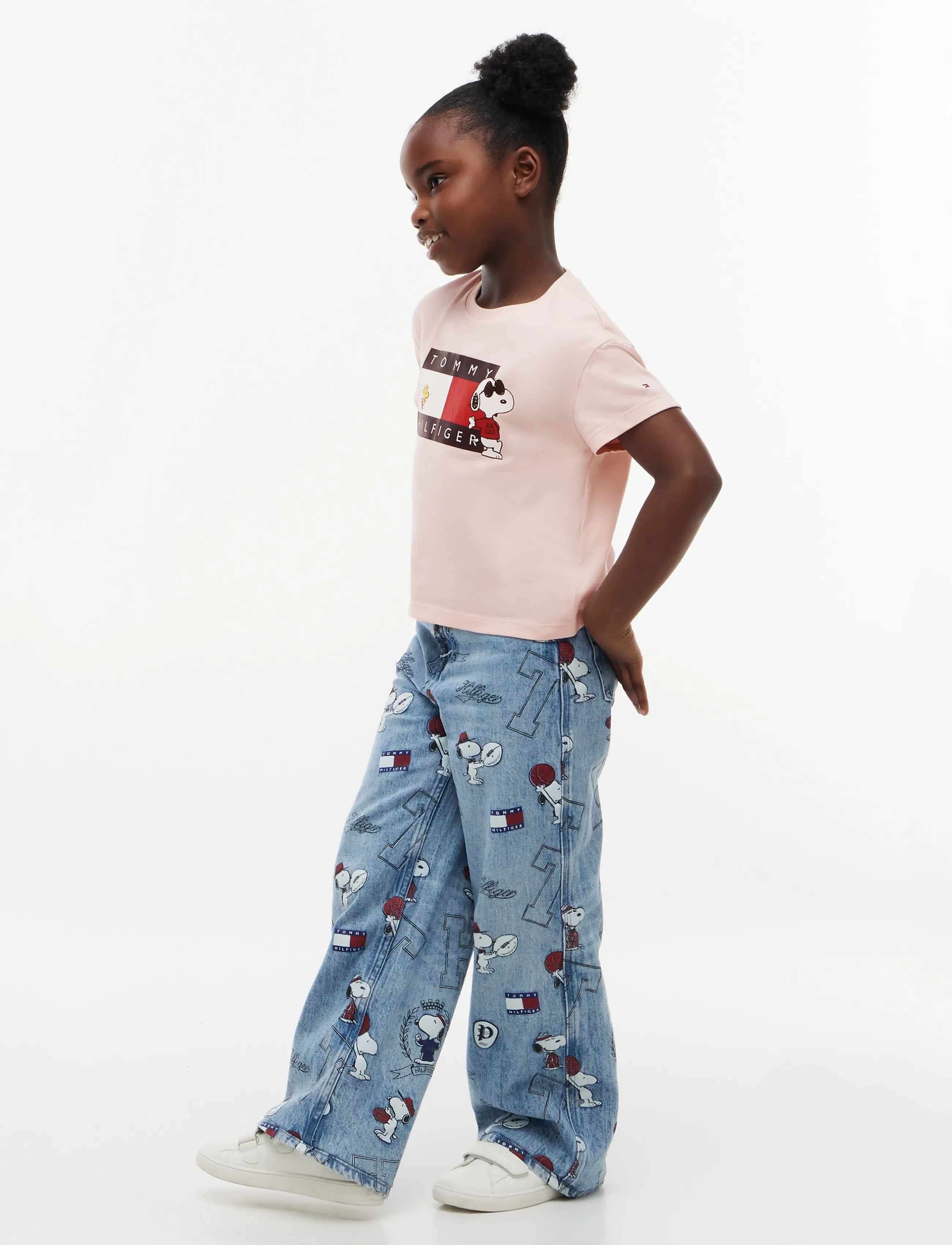 Tommy Hilfiger - PEANUTS FLAG TEE SS - whimsy pink - 4