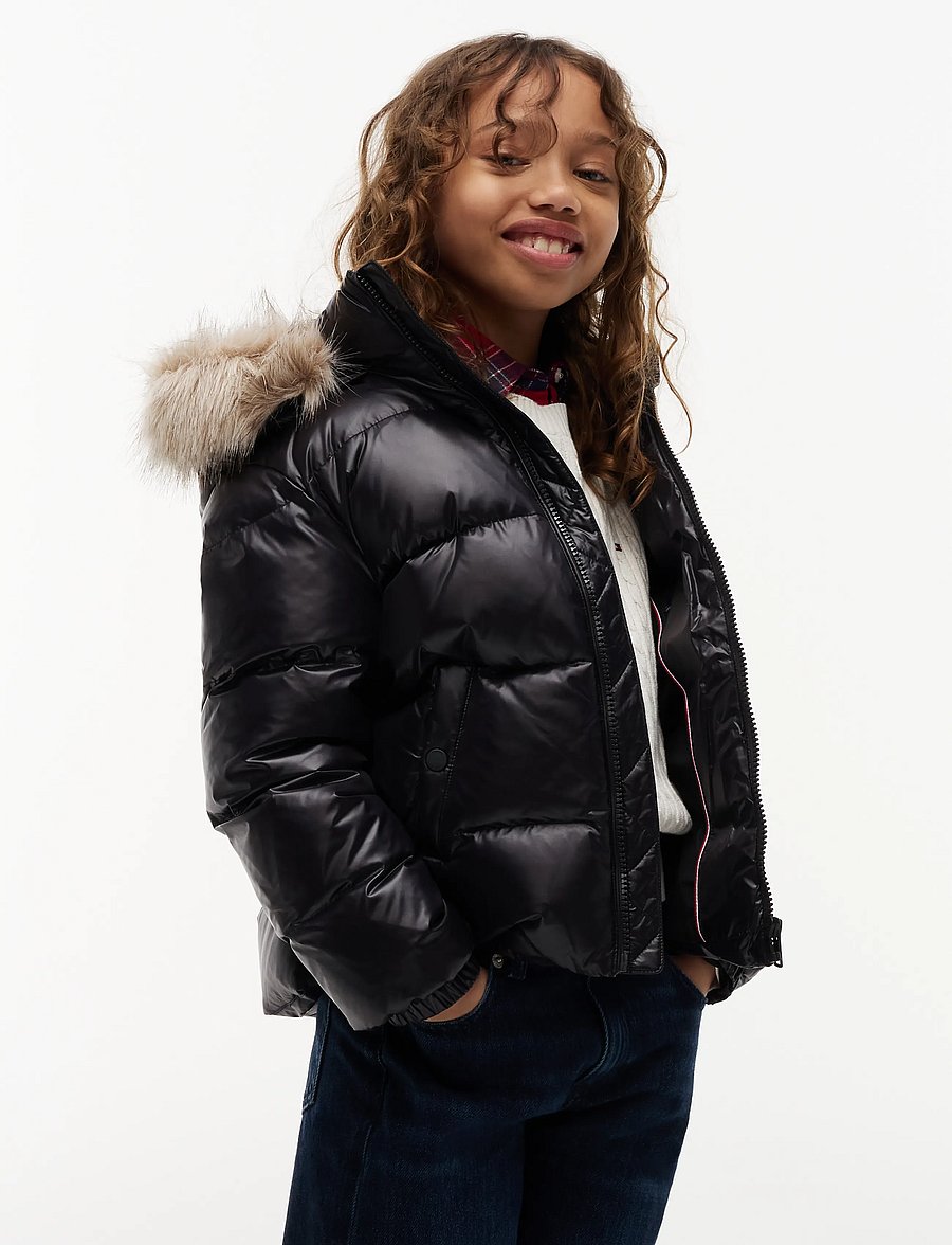 Tommy Hilfiger - ESSENTIAL DOWN JACKET - dunjakker - black - 0