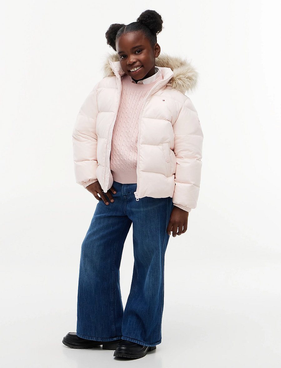 Tommy Hilfiger - ESSENTIAL DOWN JACKET - soojad ja polsterdatud - whimsy pink - 4