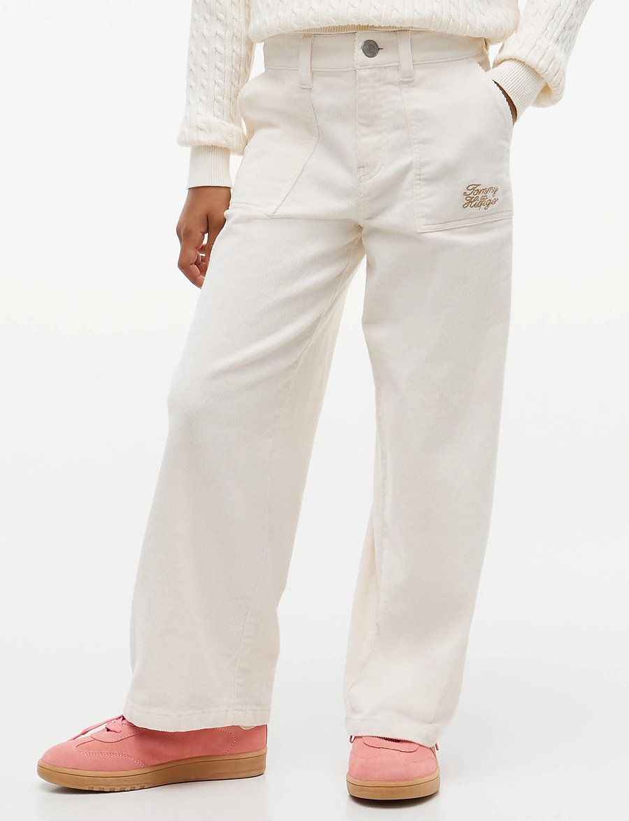 Tommy Hilfiger - CORD STRAIGHT PKT PANTS - einkaufen nach alter von - off white - 0