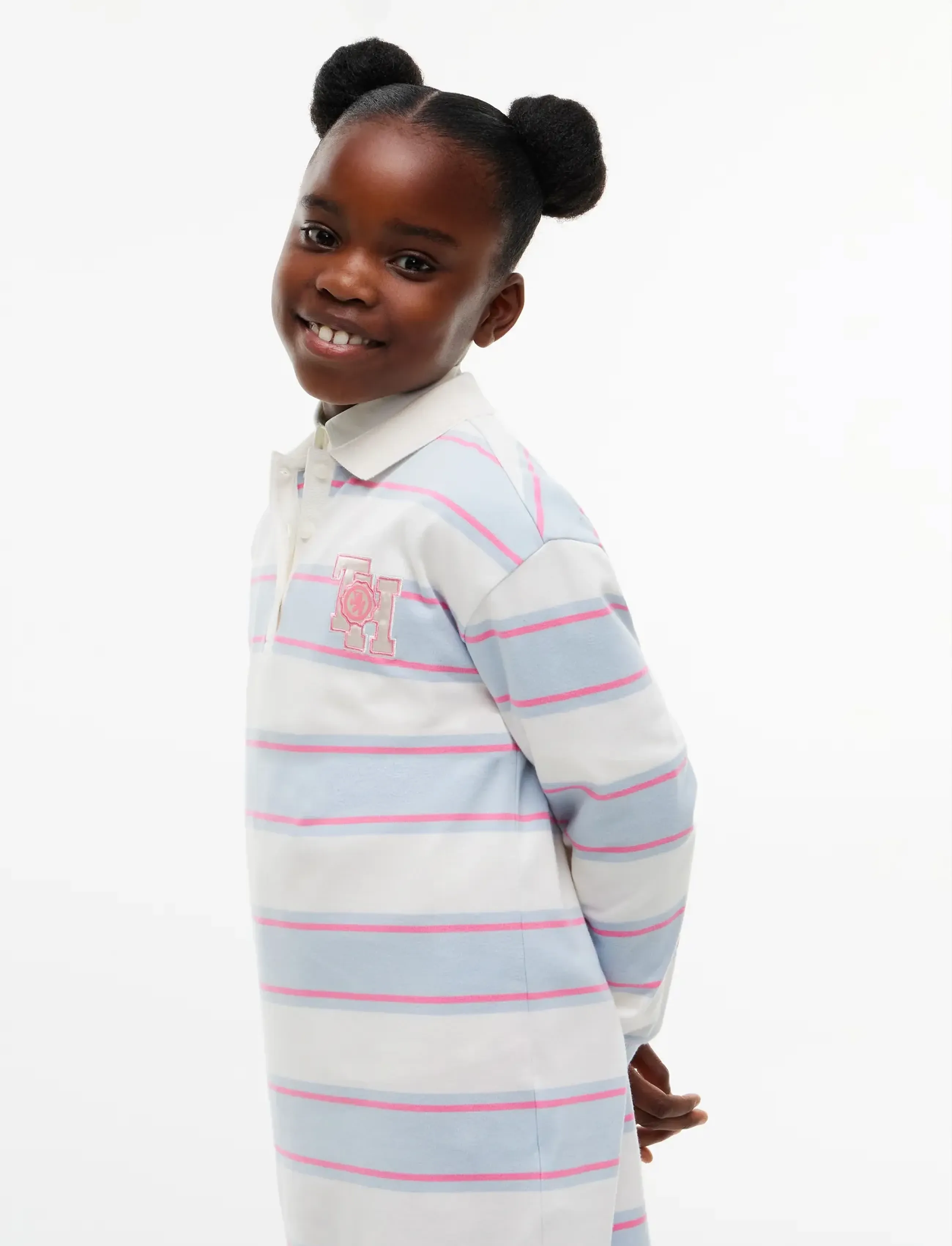 Tommy Hilfiger - RUGBY DRESS LS - sky blue stripe - 3