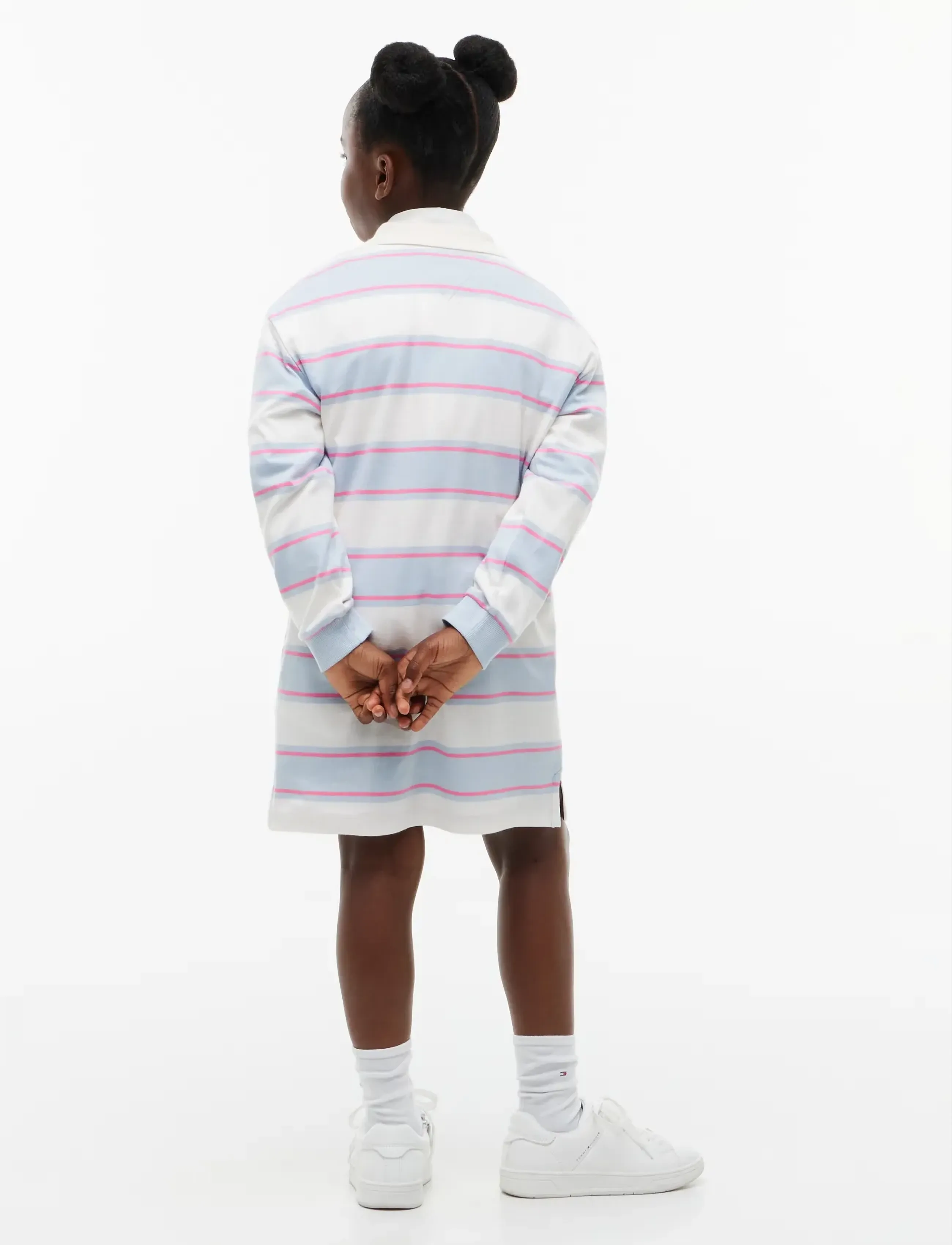 Tommy Hilfiger - RUGBY DRESS LS - sky blue stripe - 4