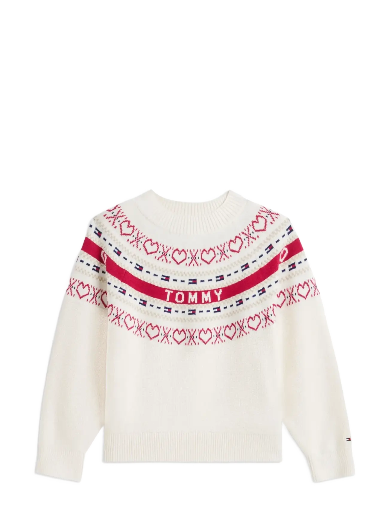 Tommy Hilfiger - INTARSIA SWEATER - džemprid - ivory petal - 1