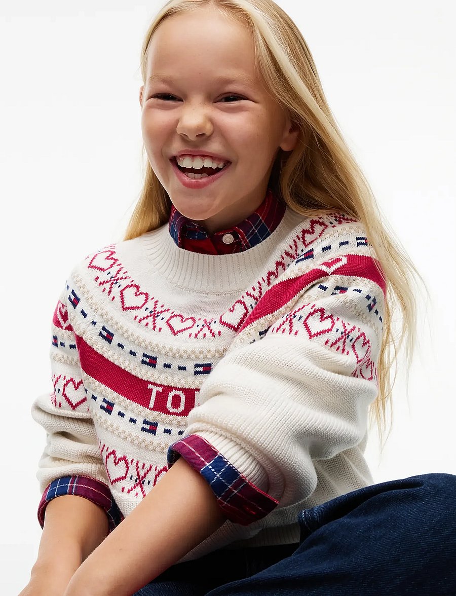 Tommy Hilfiger - INTARSIA SWEATER - džemprid - ivory petal - 3