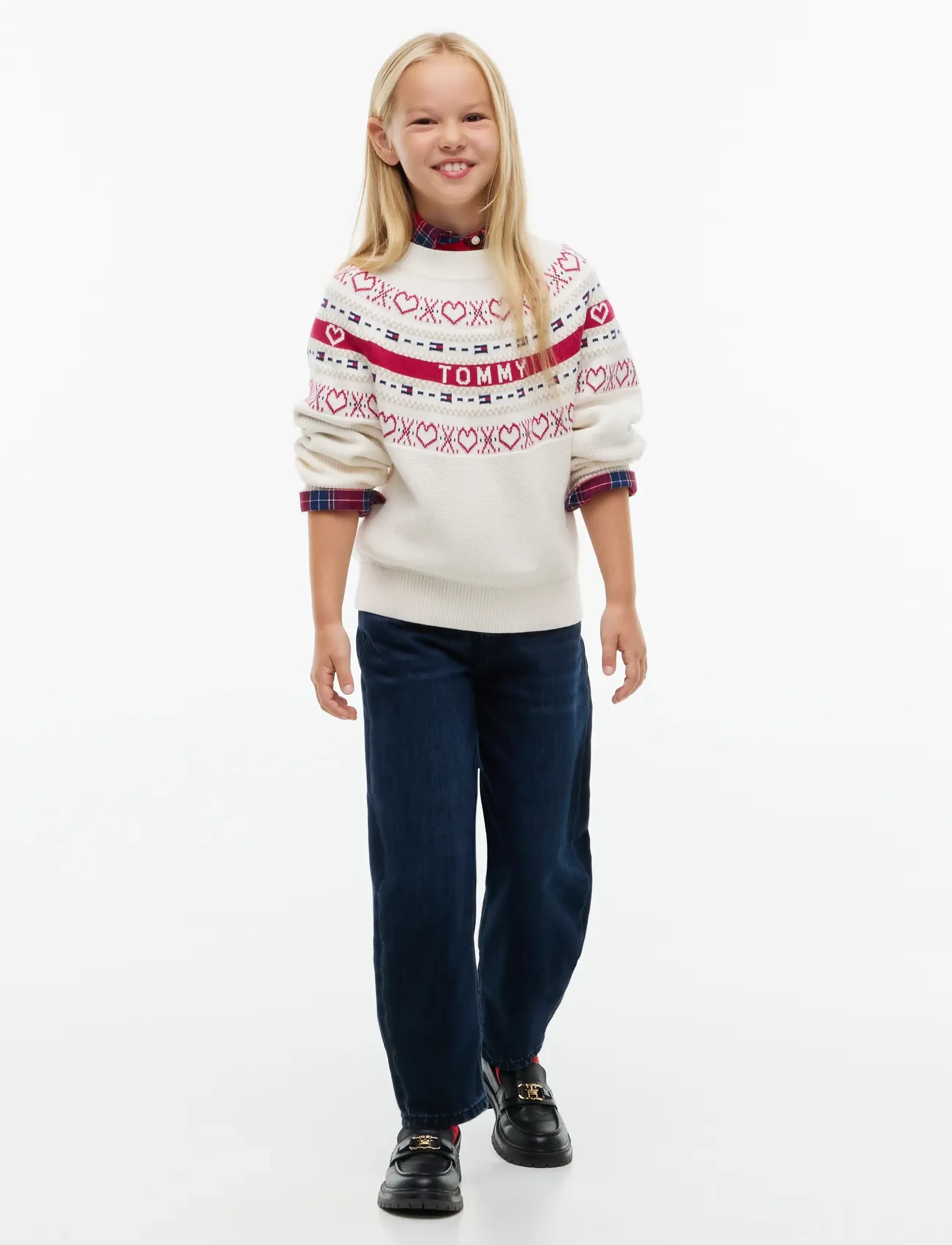 Tommy Hilfiger - INTARSIA SWEATER - džemprid - ivory petal - 4