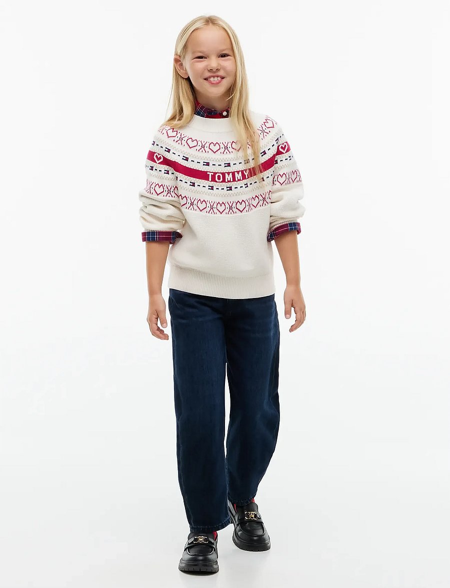 Tommy Hilfiger - INTARSIA SWEATER - džemprid - ivory petal - 4