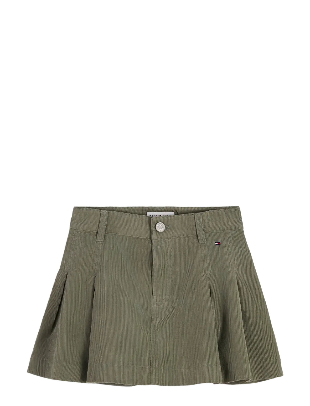 Tommy Hilfiger CORD PLEATED SKIRT - Shop by age - UTILITY SAGE / khaki/green