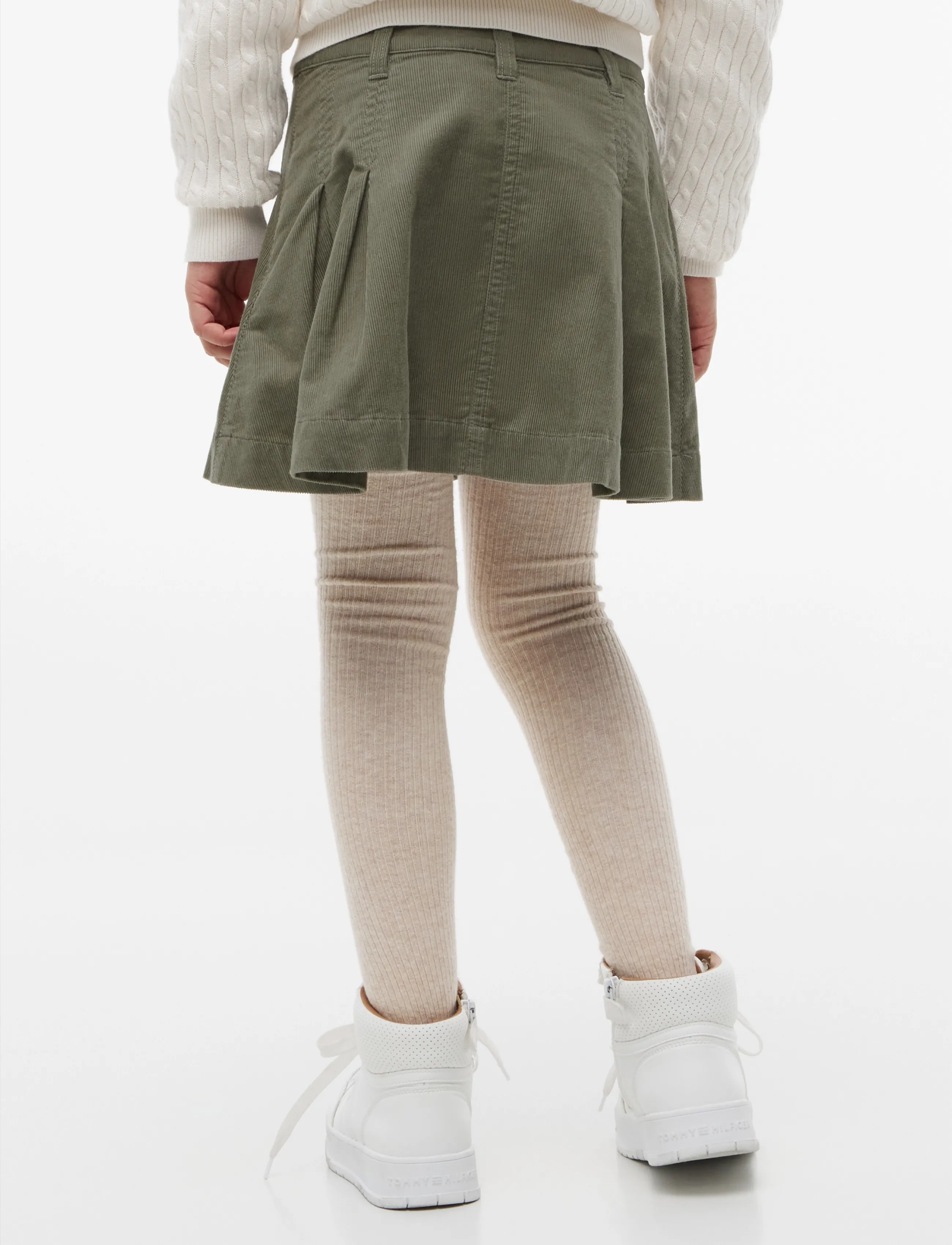 Tommy Hilfiger - CORD PLEATED SKIRT - utility sage - 2