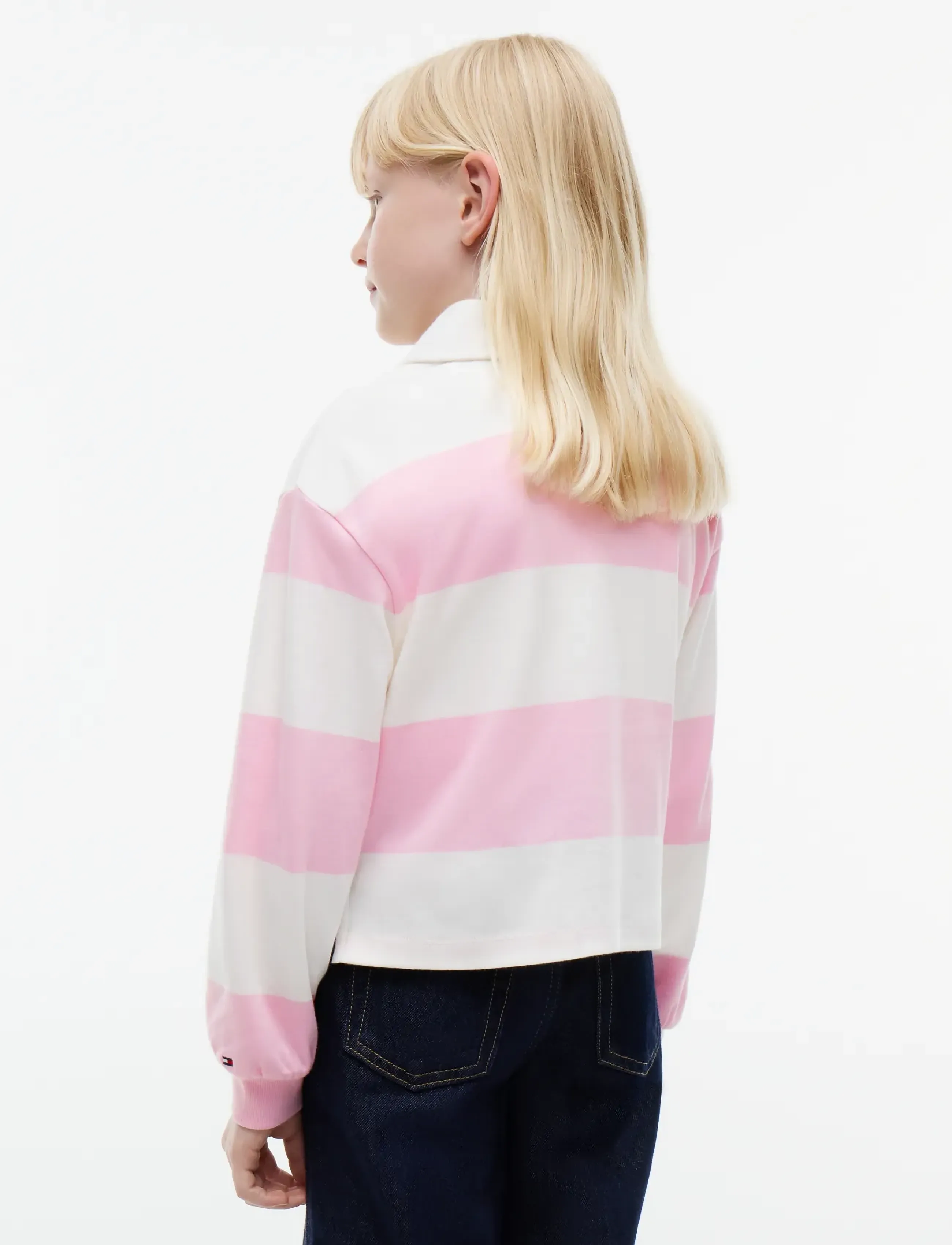 Tommy Hilfiger - BLOCK STRIPED RUGBY SHIRT L/S - classic pink stripes - 2