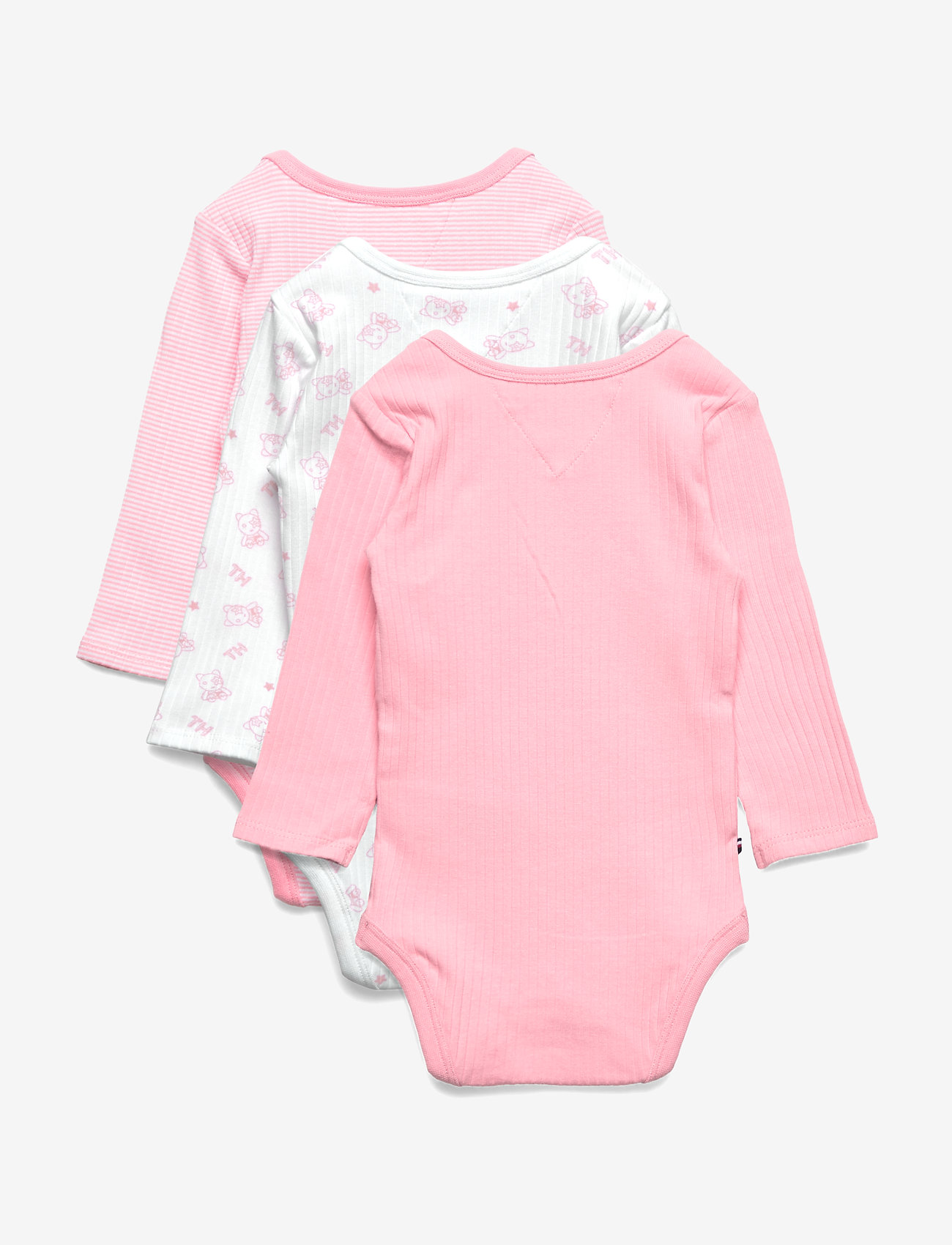 Tommy Hilfiger - BABY BODY RIB 3 PACK - multi02/pink icing - 3