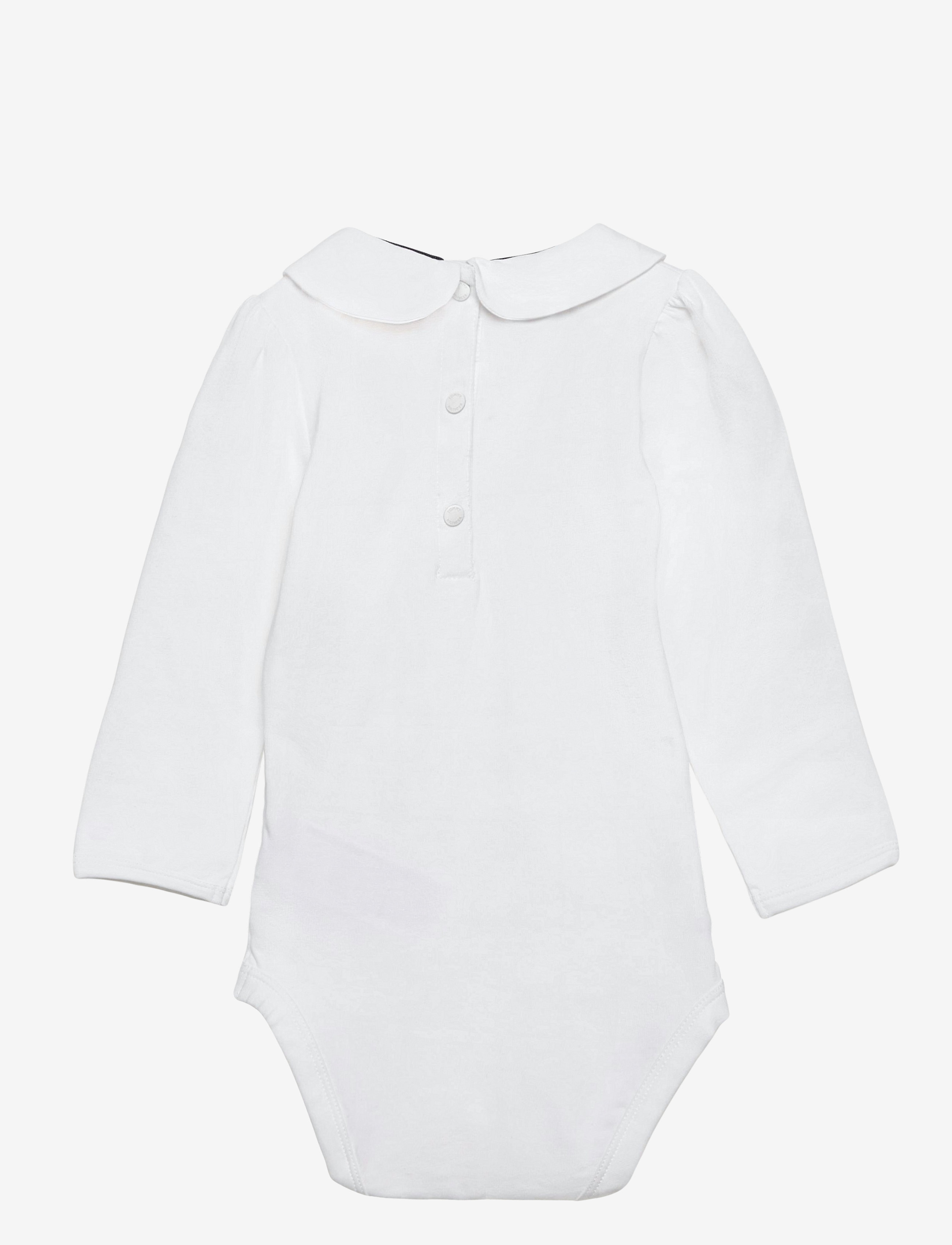 Tommy Hilfiger - BABY GIRL FANCY COLLAR BODY L/S - white - 1