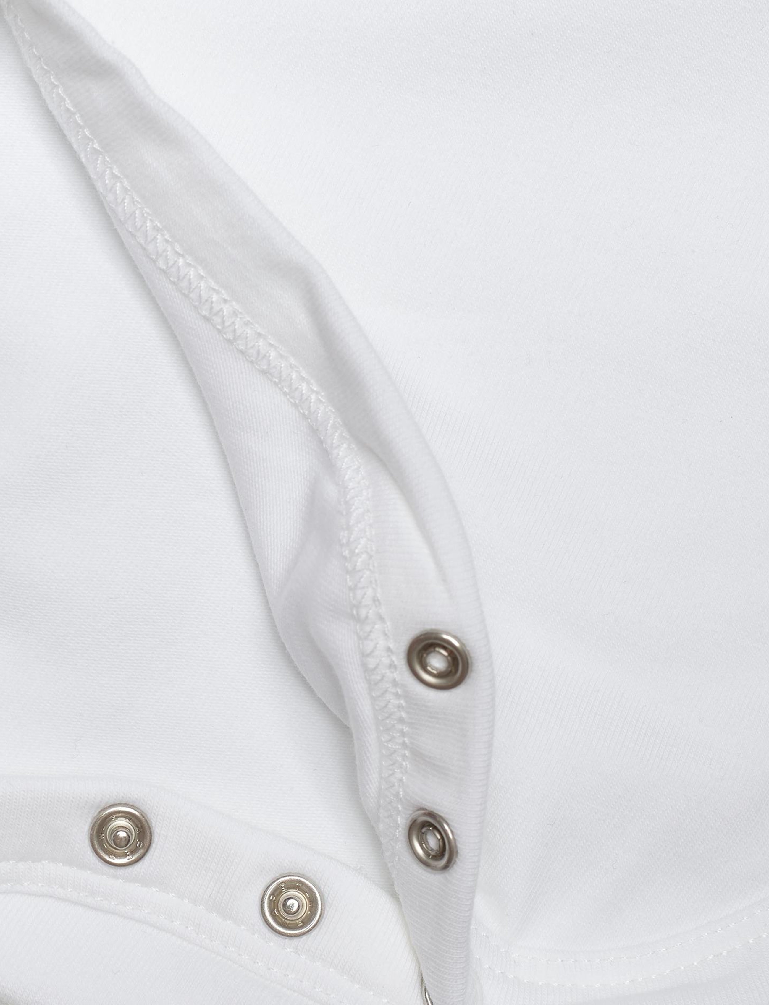 Tommy Hilfiger - BABY GIRL FANCY COLLAR BODY L/S - white - 3