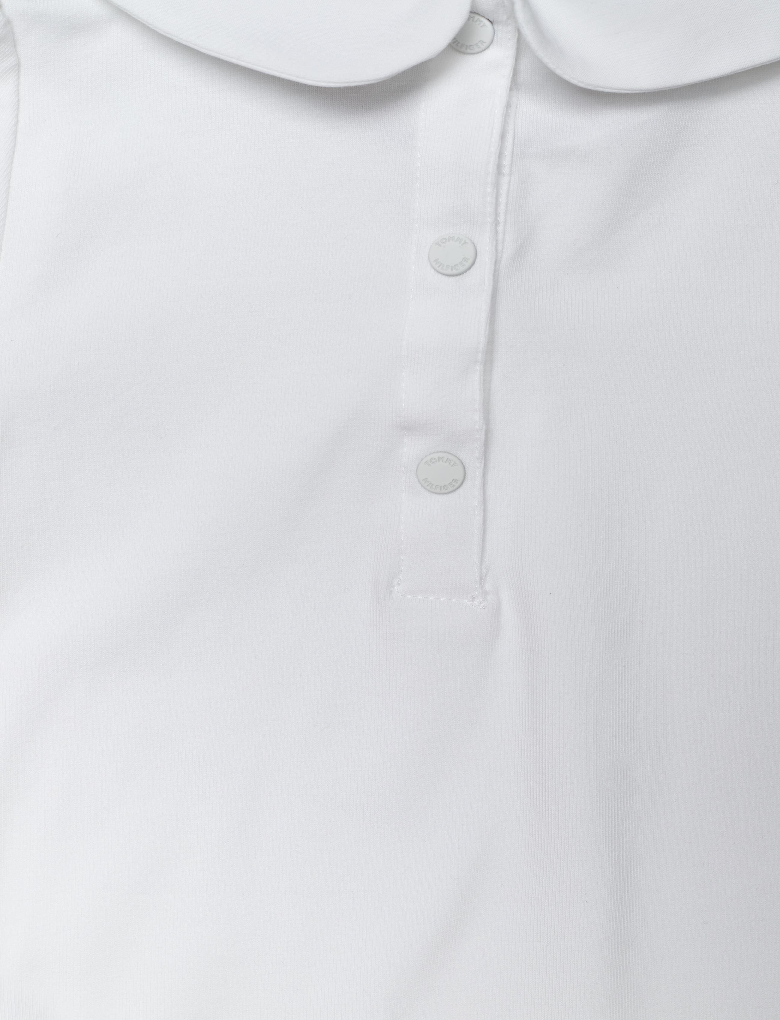 Tommy Hilfiger - BABY GIRL FANCY COLLAR BODY L/S - white - 4