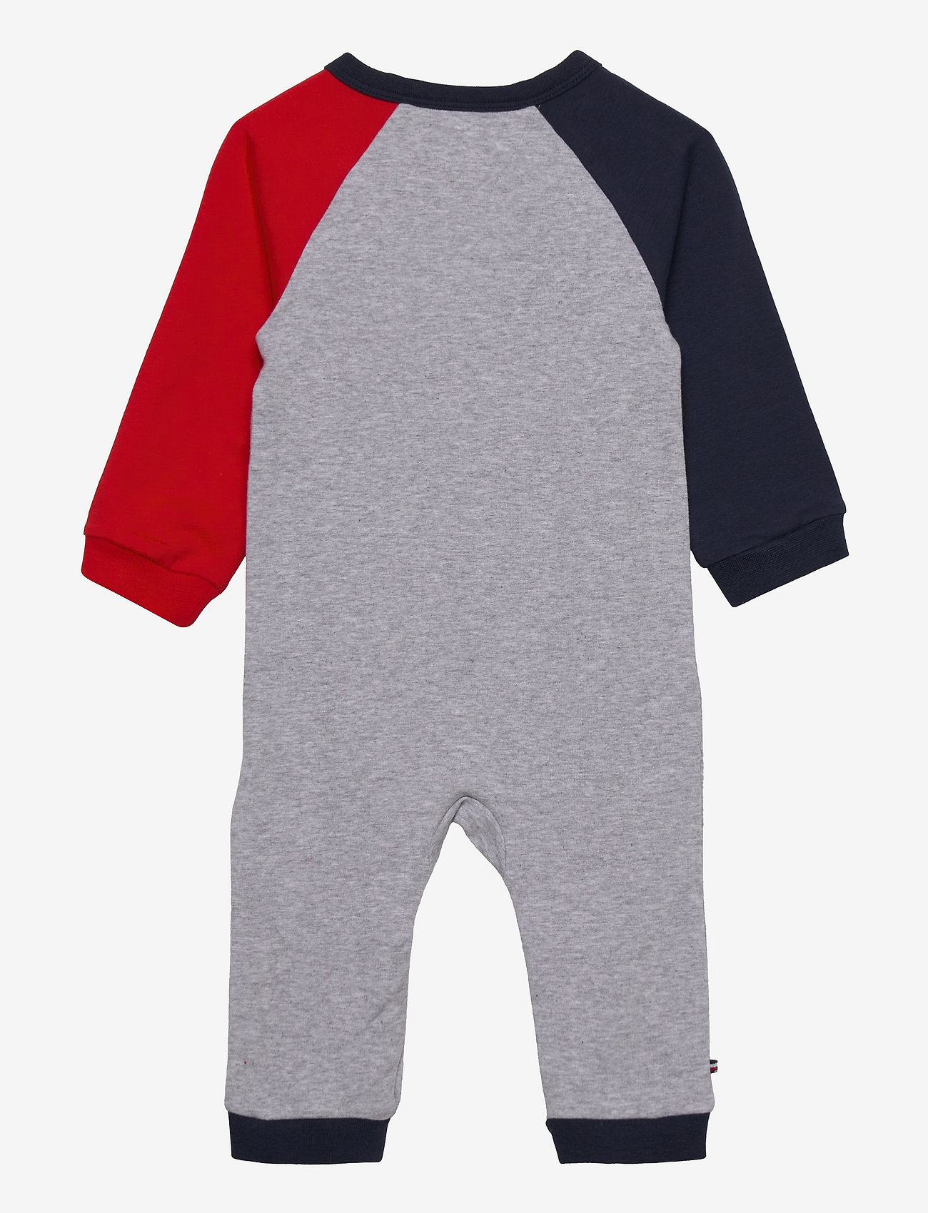 Tommy Hilfiger - BABY HERITAGE LOGO COVERALL - light grey heather - 1