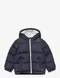 BABY BRANDED ZIP PUFFER, Tommy Hilfiger