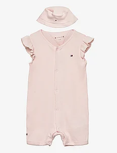 BABY WAFFLE SHORTALL GIFTPACK, Tommy Hilfiger