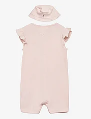 Tommy Hilfiger - BABY WAFFLE SHORTALL GIFTPACK - faint pink - 1