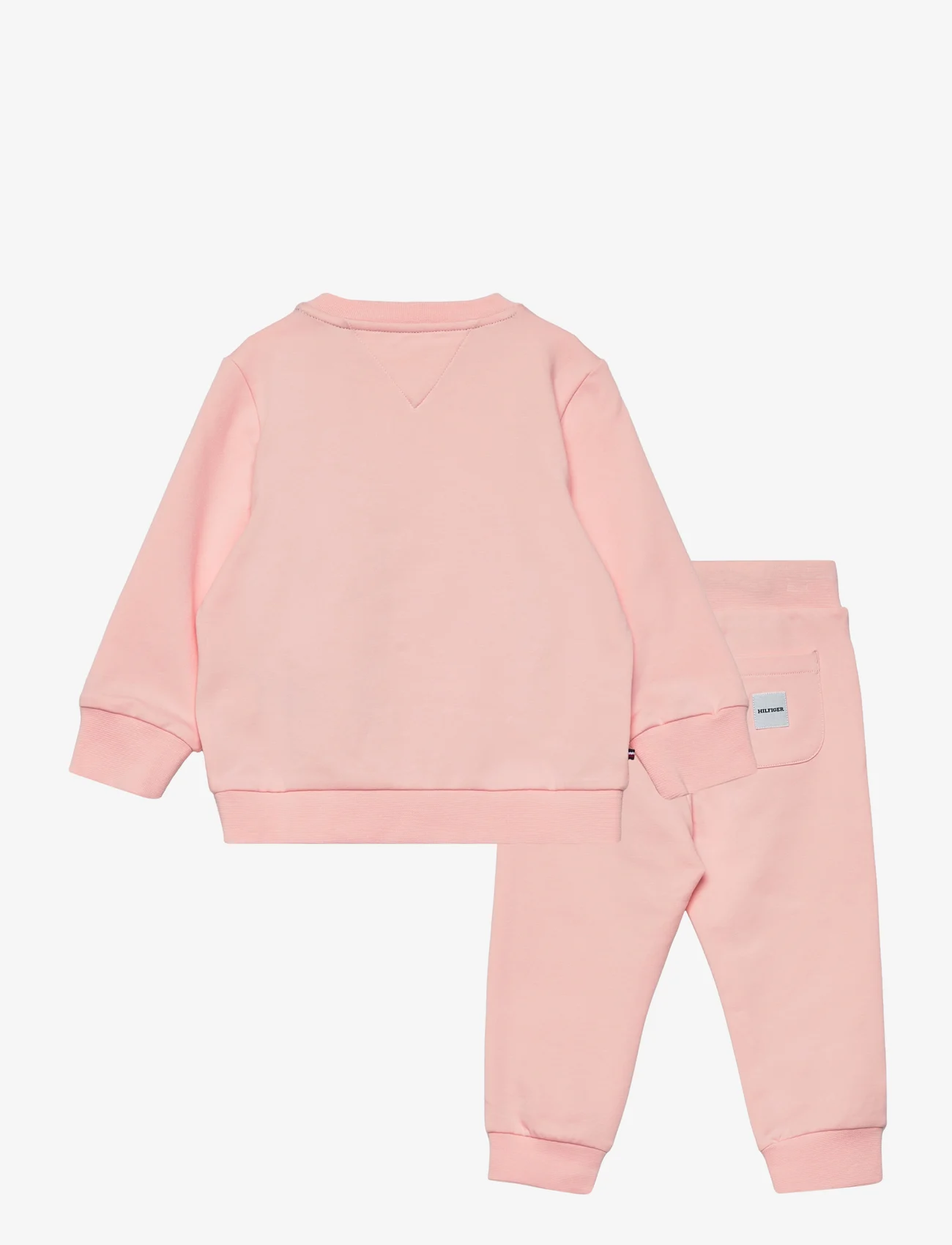 Tommy Hilfiger - BABY CURVED MONOTYPE  SET - joggingpakken - pink crystal - 1