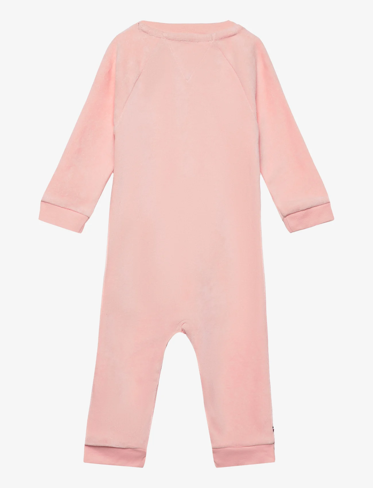 Tommy Hilfiger - BABY CURVED MONOTYPE COVERALL - langærmede - pink crystal - 1