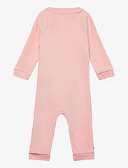 Tommy Hilfiger - BABY CURVED MONOTYPE COVERALL - długi rękaw - pink crystal - 1