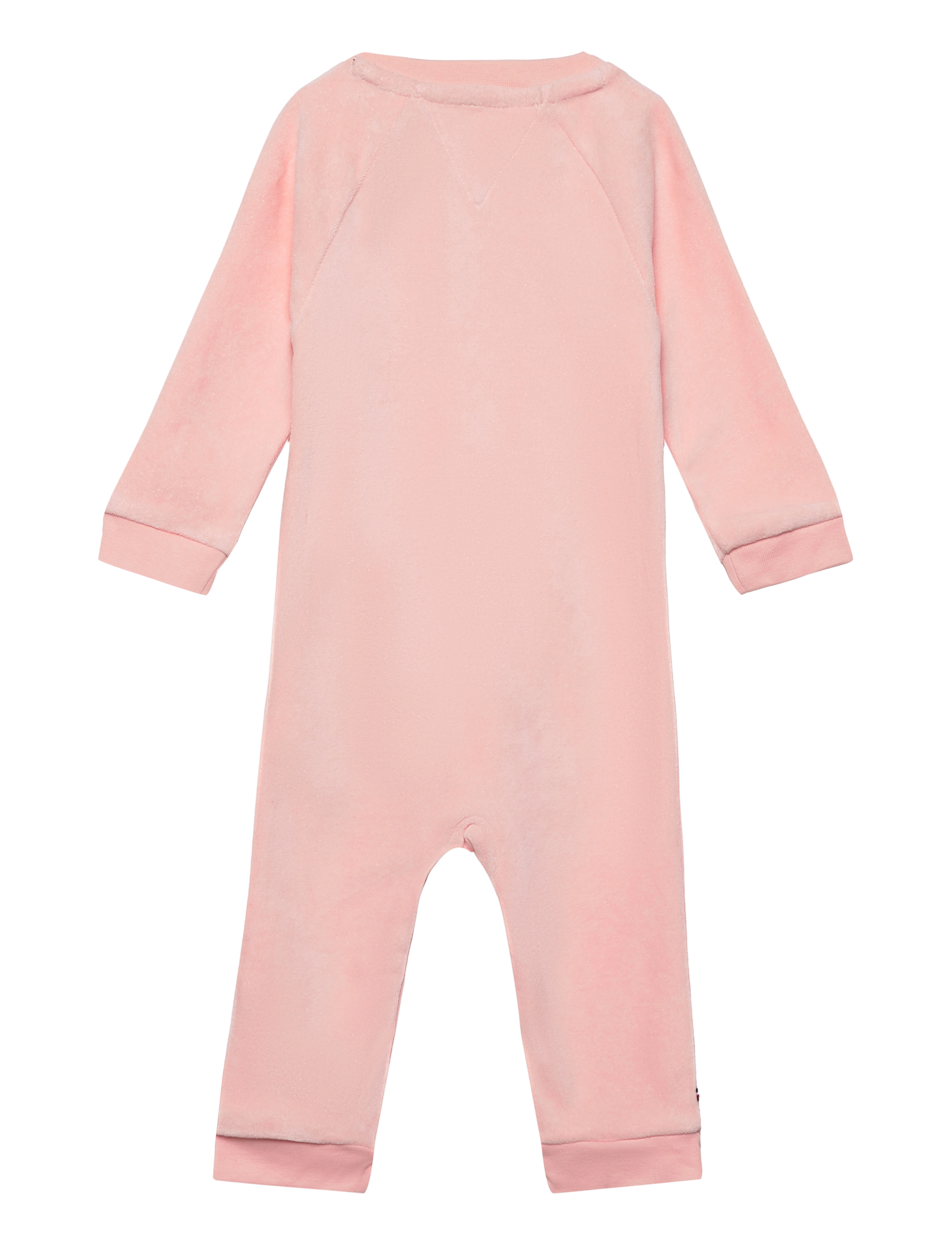Tommy Hilfiger - BABY CURVED MONOTYPE COVERALL - pink crystal - 1