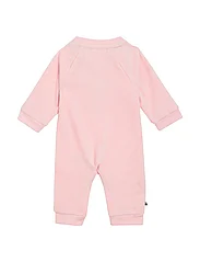 Tommy Hilfiger - BABY CURVED MONOTYPE COVERALL - met lange mouwen - pink crystal - 4