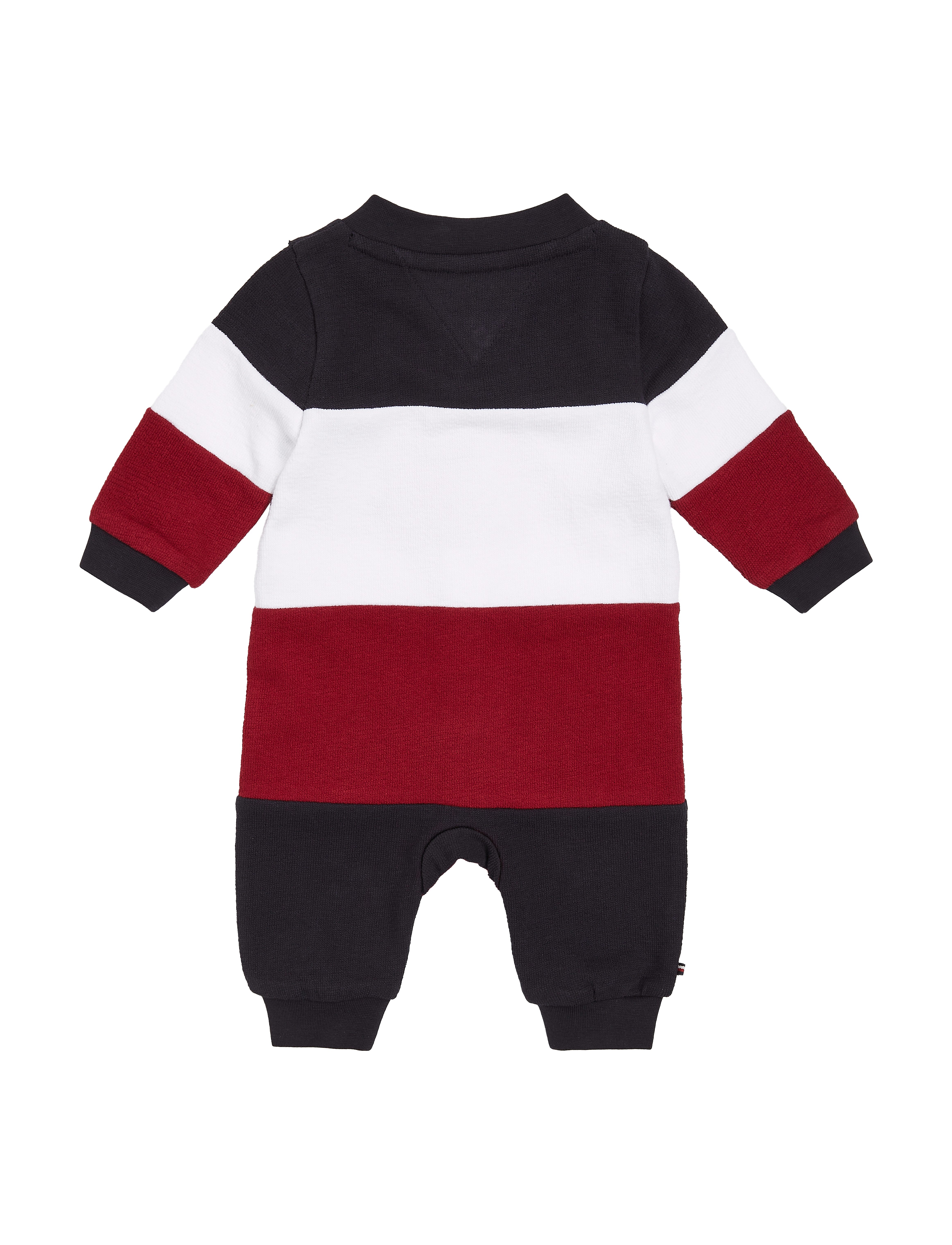 Tommy Hilfiger - BABY COLORBLOCK COVERALL - desert sky colorblock - 1