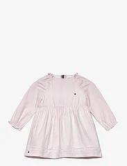 Tommy Hilfiger - BABY ITHACA DRESS L/S - långärmade babyklänningar - whimsy pink / white stripe - 0