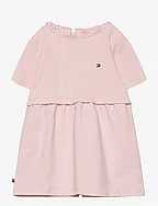 BABY FLAG DRESS S/S - WHIMSY PINK