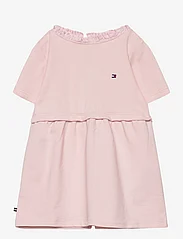 Tommy Hilfiger - BABY FLAG DRESS S/S - kurzärmelige babykleider - whimsy pink - 0