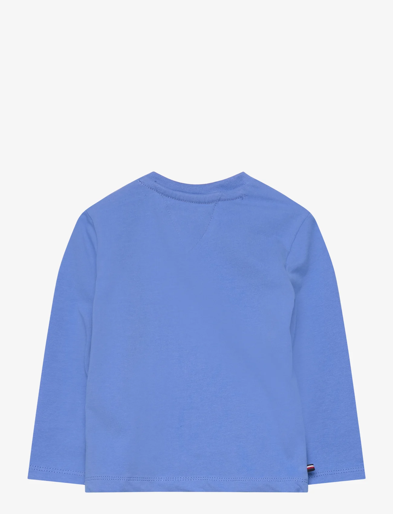 Tommy Hilfiger - BABY TH LOGO TEE L/S - langærmede t-shirts - blue spell - 1