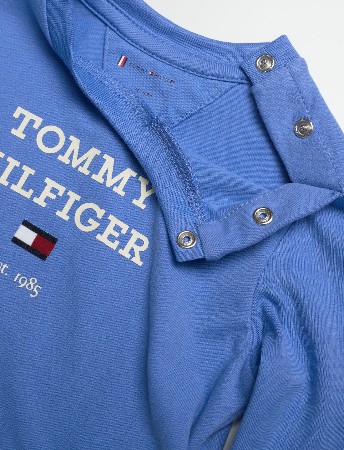 Baby blue tommy hilfiger shirt deals