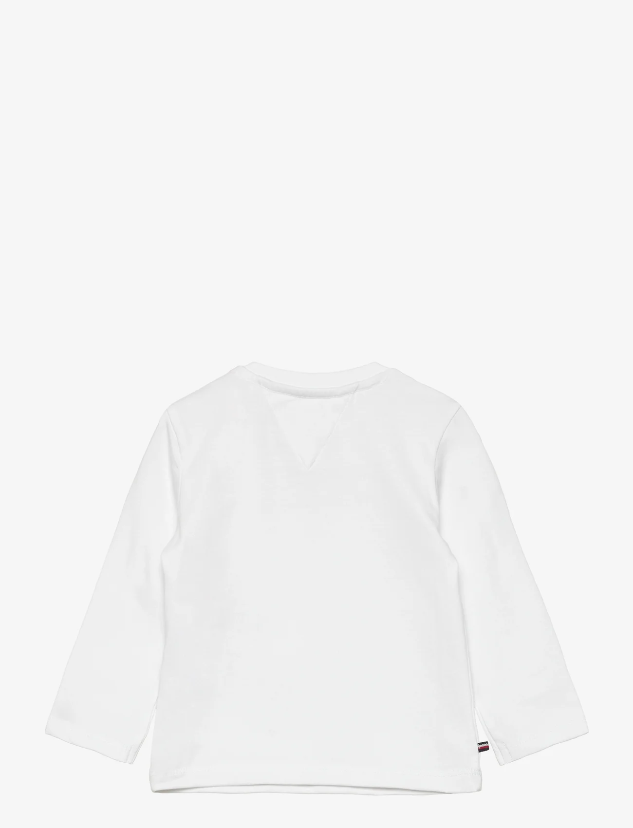 Tommy Hilfiger - BABY TH LOGO TEE L/S - langærmede t-shirts - white - 1