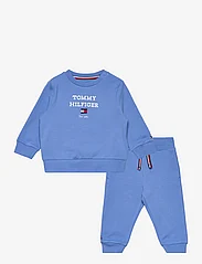 Tommy Hilfiger - BABY TH LOGO SET - sweatsuits - blue spell - 0